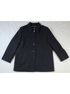 Braefair Charcoal Gray Wool Coat